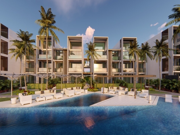 Proyecto de Apartamentos en Cocotal Golf Punta Cana con acceso a privado a Playa